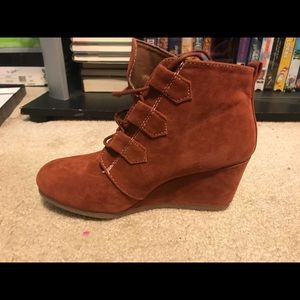 Whiskey Suede Booties